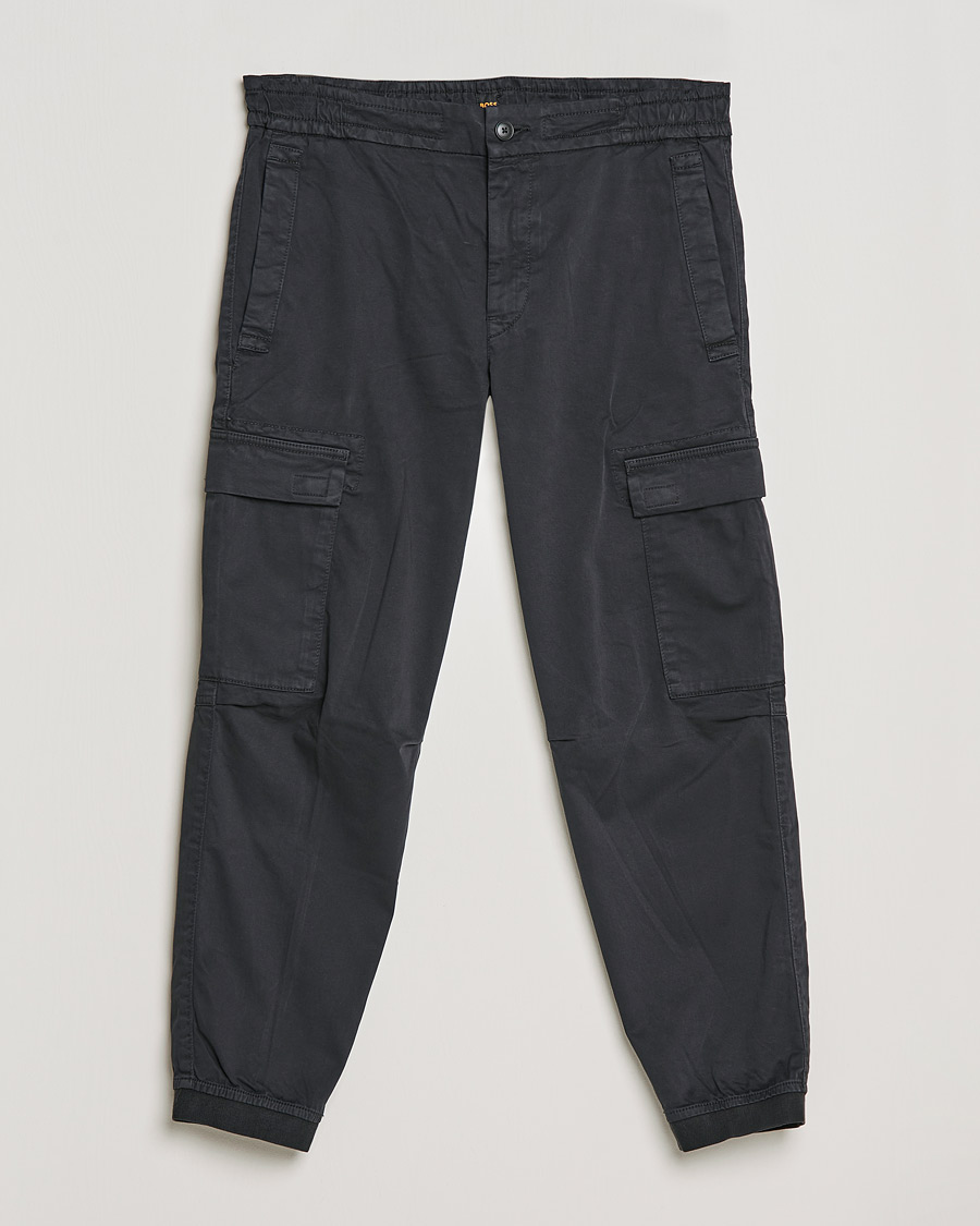 Men | Trousers | BOSS ORANGE | BOSS Casual Sisla Cargo Pants Black