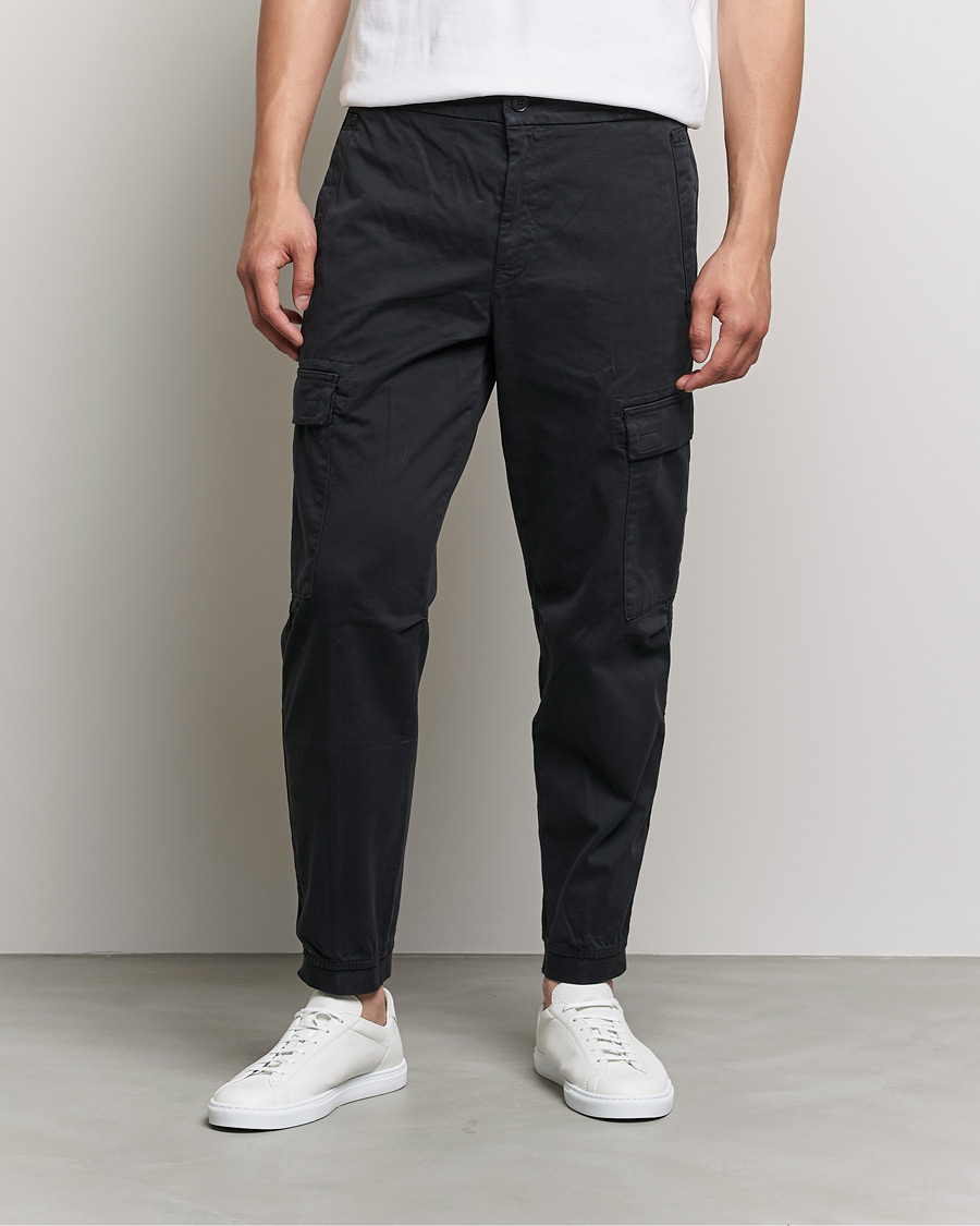 Men | Trousers | BOSS ORANGE | BOSS Casual Sisla Cargo Pants Black