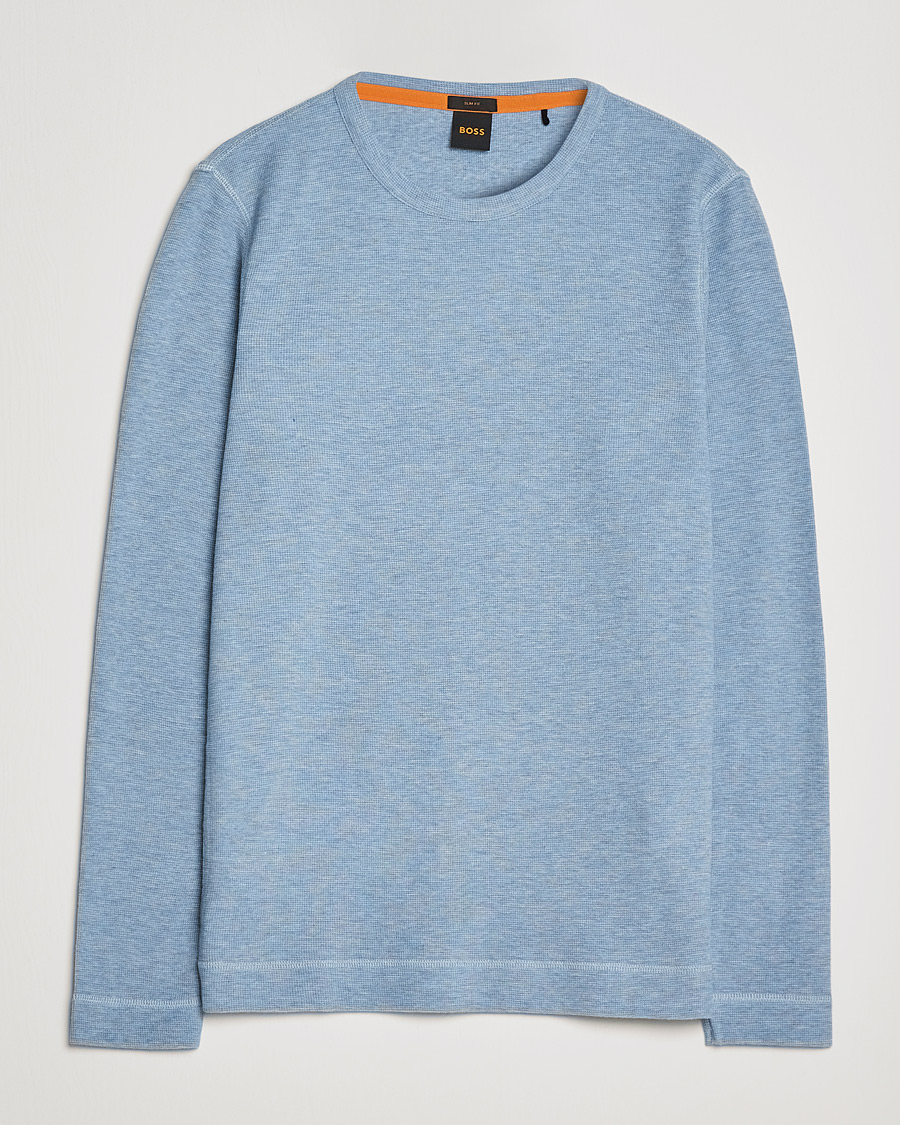 Men | Sweaters & Knitwear | BOSS ORANGE | Tempest Sweater Light Blue
