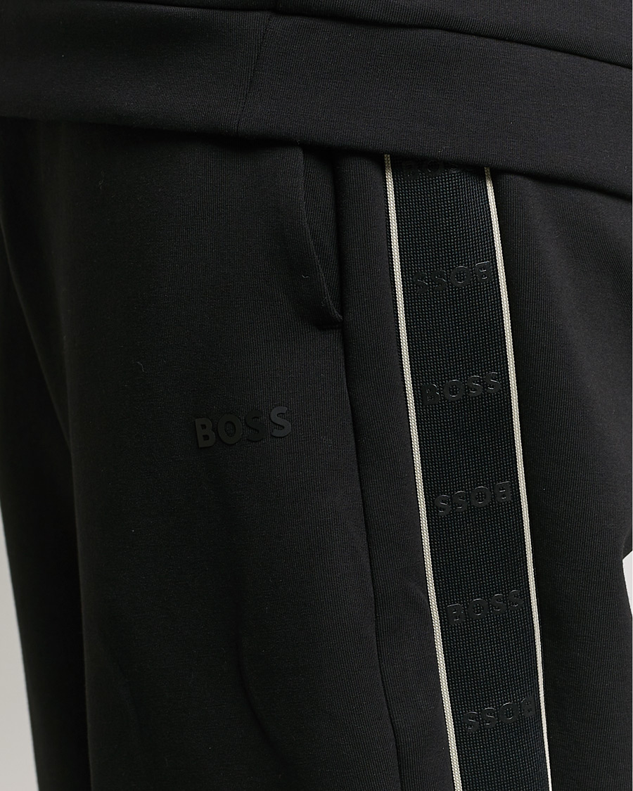 Men | Trousers | BOSS GREEN | Hadim Sweatpants Black
