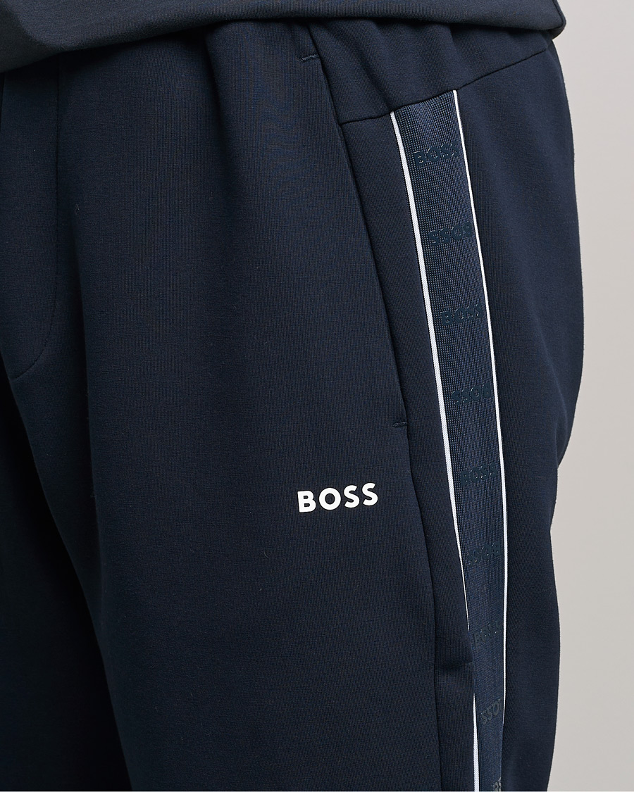 Men | Trousers | BOSS GREEN | BOSS Athleisure Hadim Sweatpants Dark Blue