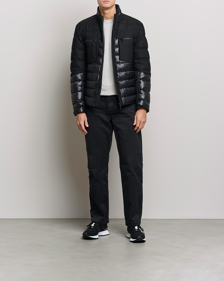 Men | Coats & Jackets | BOSS Athleisure | Bergen Semi Glossy Down Jacket Black