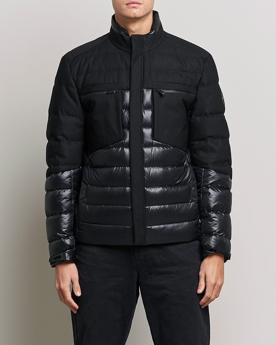 Men | Coats & Jackets | BOSS Athleisure | Bergen Semi Glossy Down Jacket Black