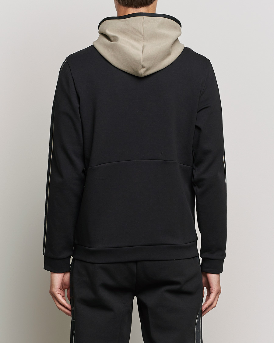 Men | Sweaters & Knitwear | BOSS GREEN | Saggy Full Zip Hoodie Black