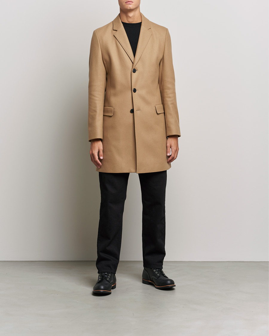 Men |  | HUGO | Migor Wool Coat Medium Beige
