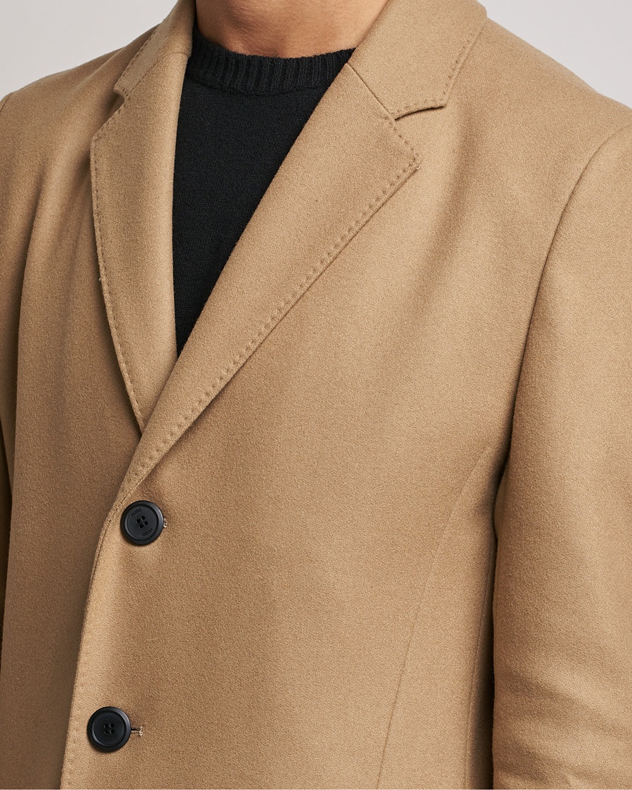 Men | Coats & Jackets | HUGO | Migor Wool Coat Medium Beige