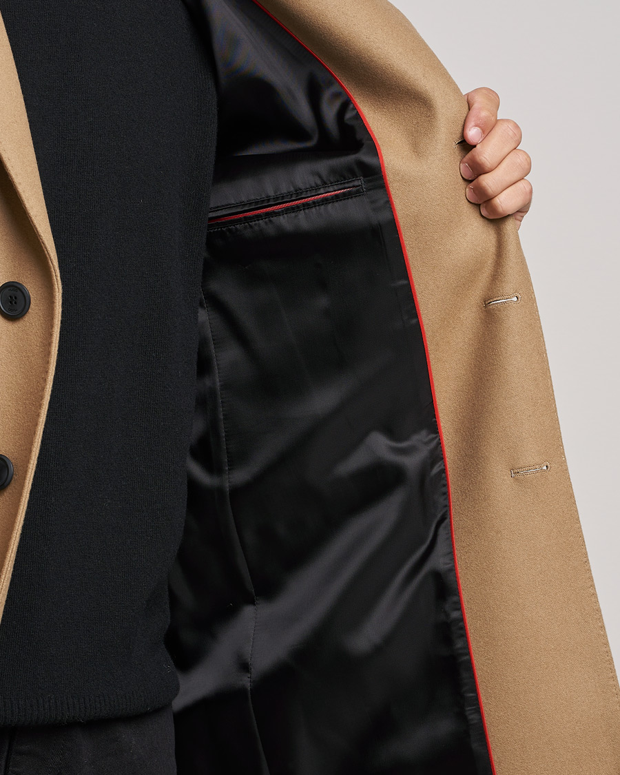 Men | Coats & Jackets | HUGO | Migor Wool Coat Medium Beige