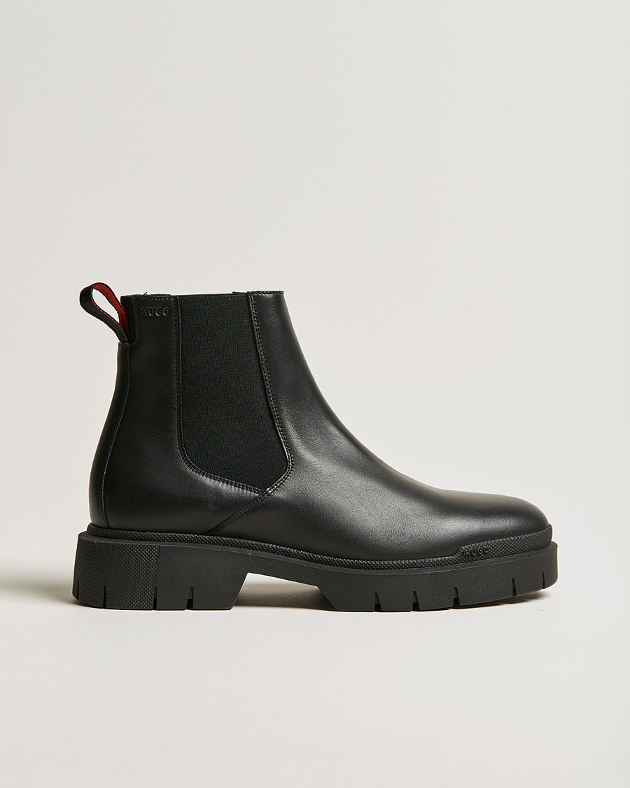 Men | Boots | HUGO | Denzel Chunky Chelsea Boots Black
