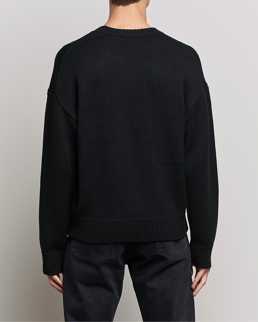 Men | Sweaters & Knitwear | HUGO | Slogonon Knitted Sweater Black