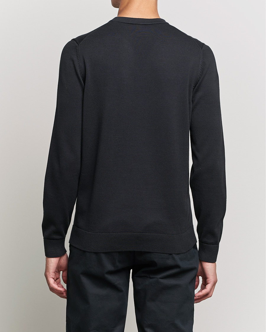 Men | Sweaters & Knitwear | HUGO | San Cassius Knitted Sweater Black
