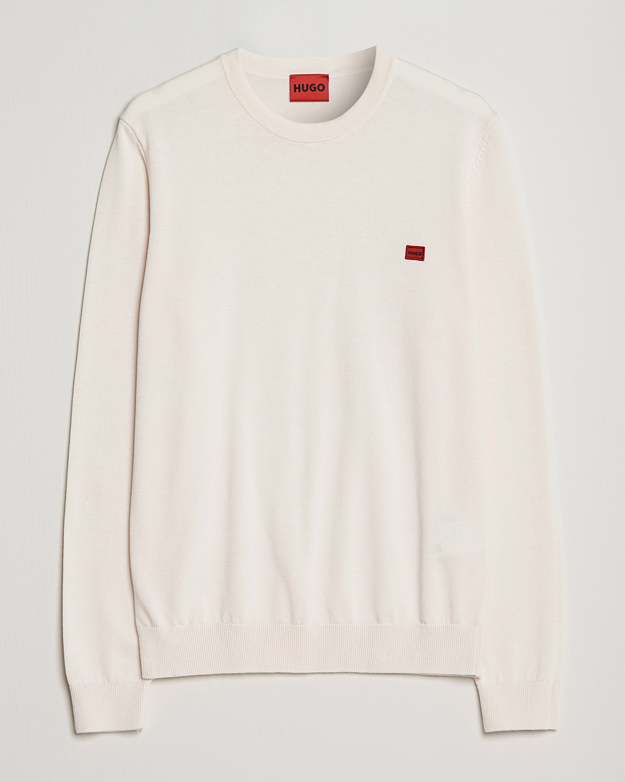 Men | Sweaters & Knitwear | HUGO | San Cassius Knitted Sweater Natural