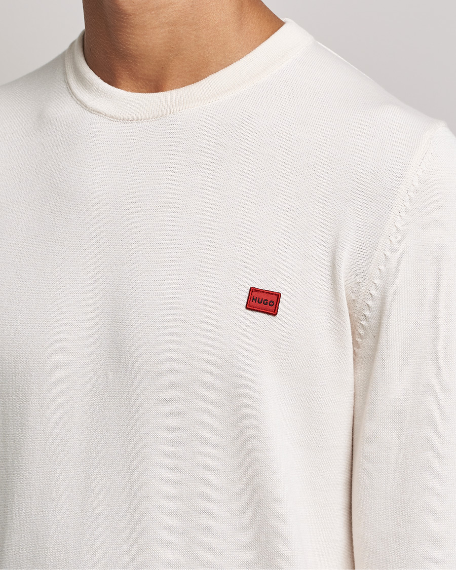 Men | Sweaters & Knitwear | HUGO | San Cassius Knitted Sweater Natural