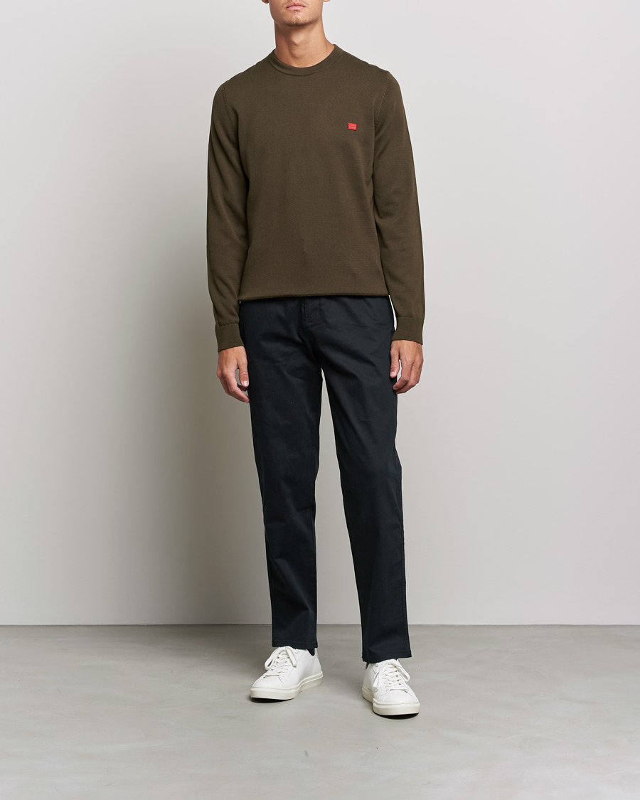 Men | Sweaters & Knitwear | HUGO | San Cassius Knitted Sweater Dark Green