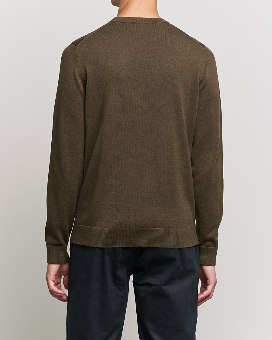 Men | Sweaters & Knitwear | HUGO | San Cassius Knitted Sweater Dark Green