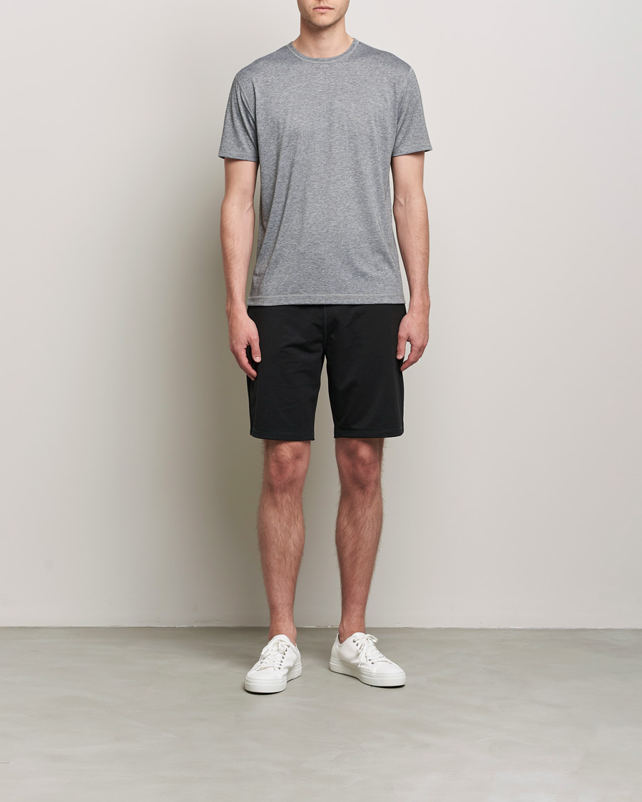 Men | Shorts | Sunspel | Active Shorts Black