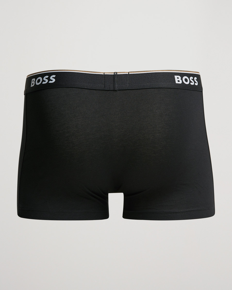 Men | Underwear & Socks | BOSS | 3-Pack Trunk Boxer Shorts Black