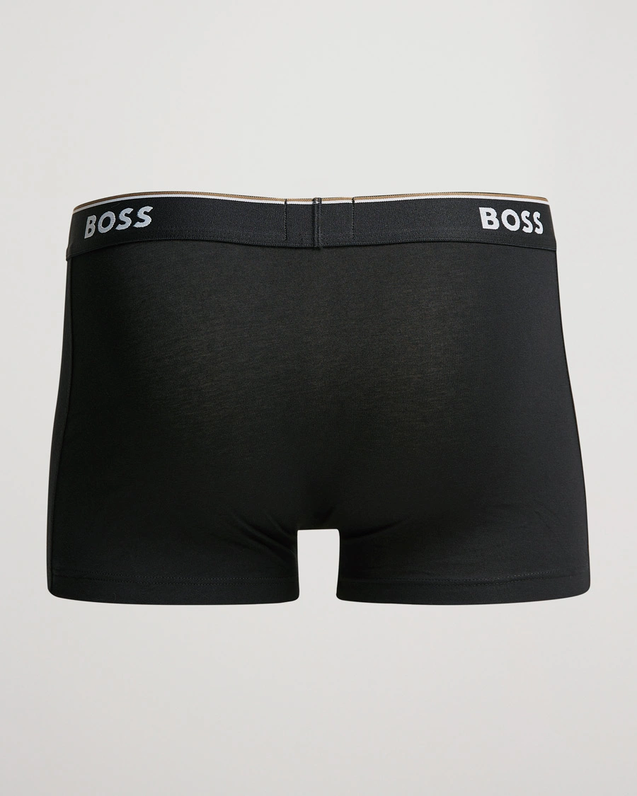 Men | Underwear & Socks | BOSS BLACK | 3-Pack Trunk Boxer Shorts Black
