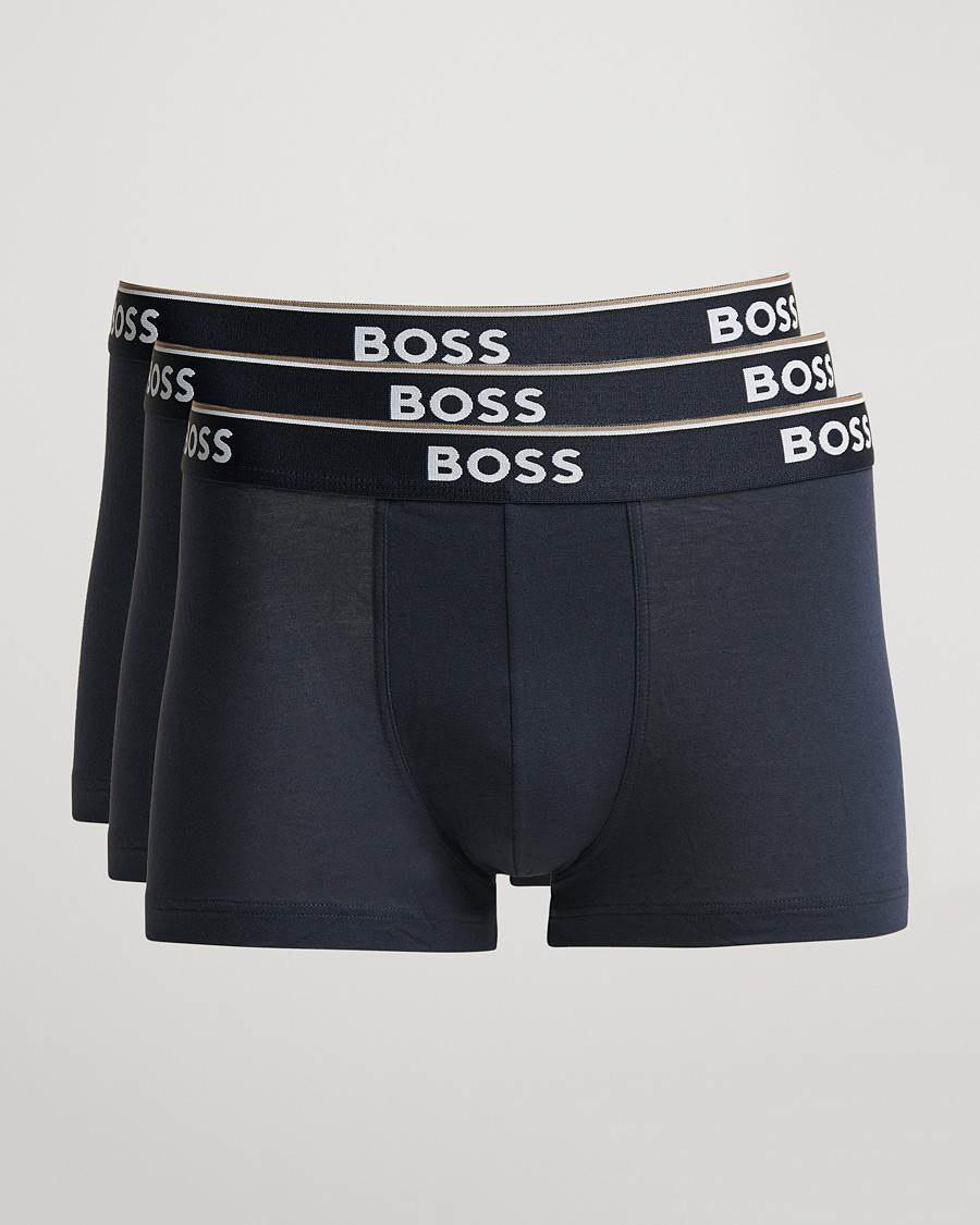 Men |  | BOSS BLACK | 3-Pack Trunk Boxer Shorts Open Blue