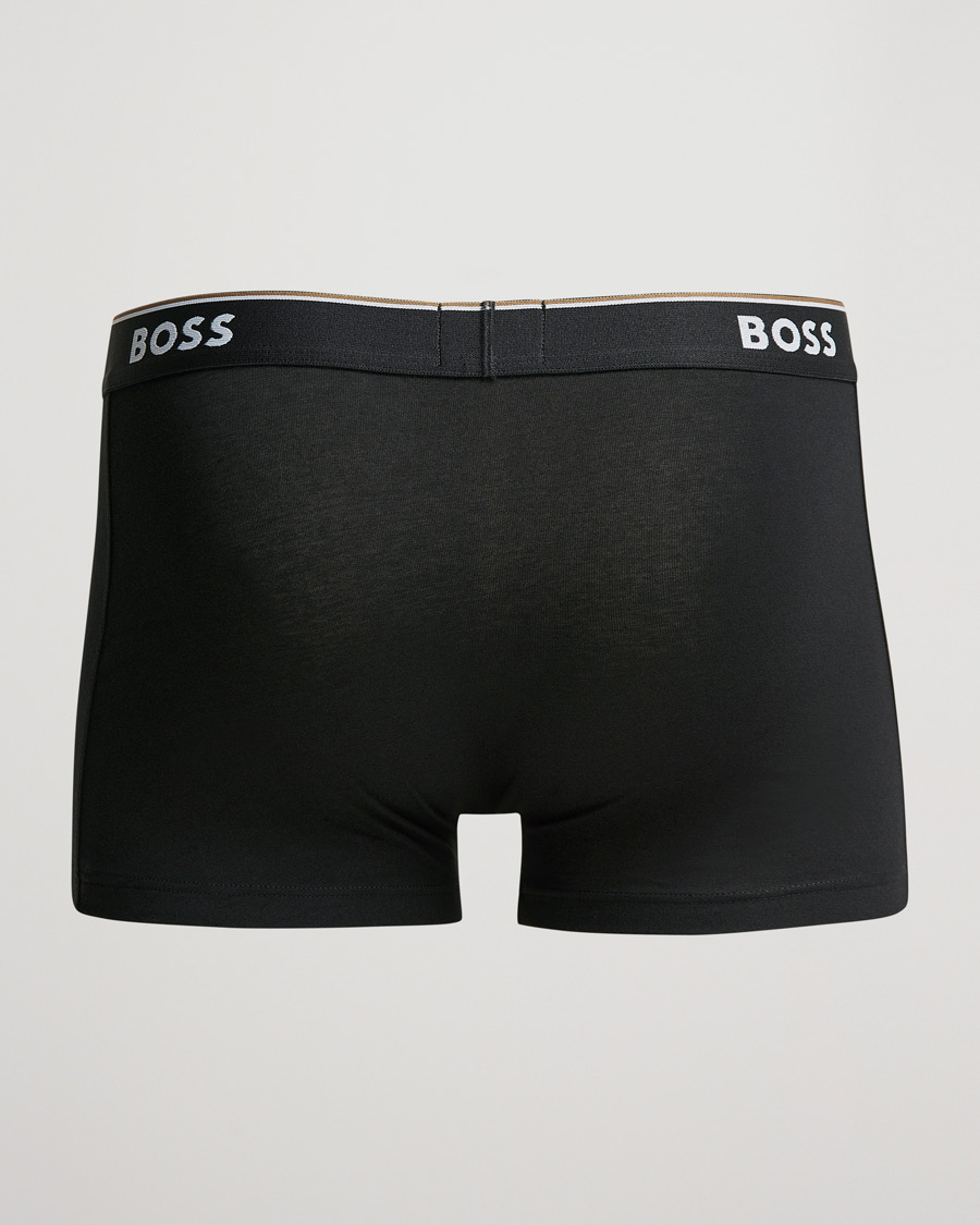 Men | Wardrobe basics | BOSS BLACK | 3-Pack Trunk Boxer Shorts White/Grey/Black
