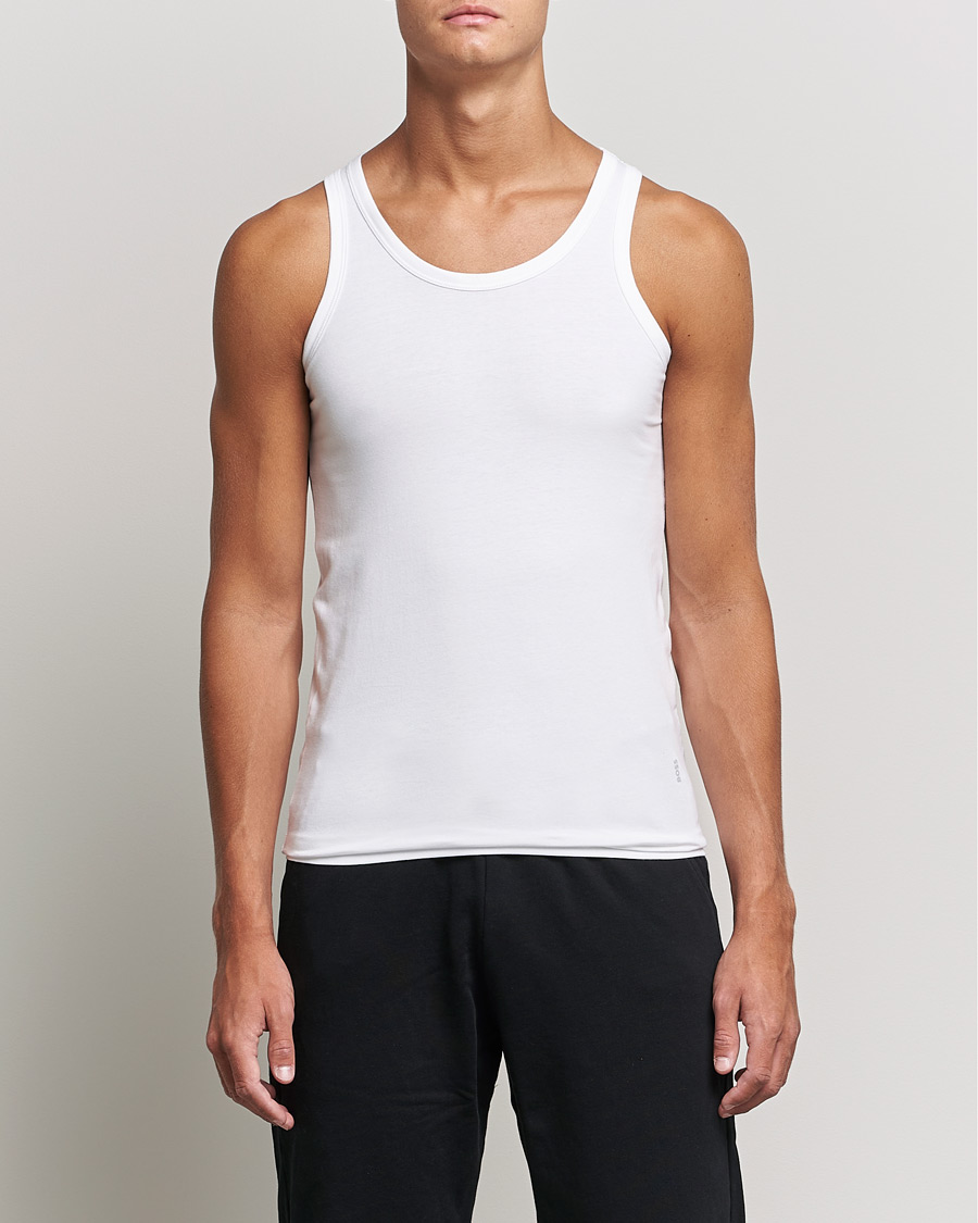 Men | Wardrobe basics | BOSS BLACK | 2-Pack Tank Top  White