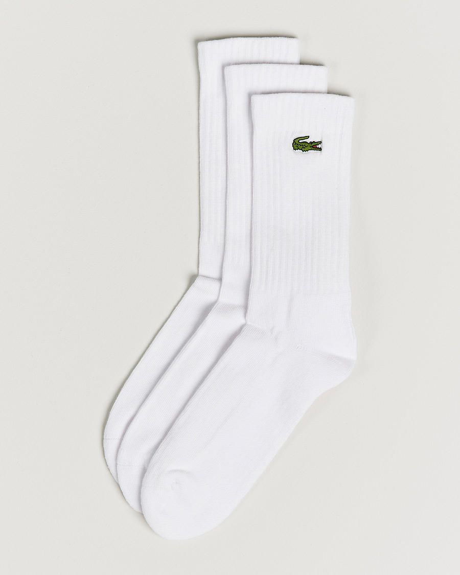 Men |  | Lacoste Sport | 3-Pack Sport Socks White