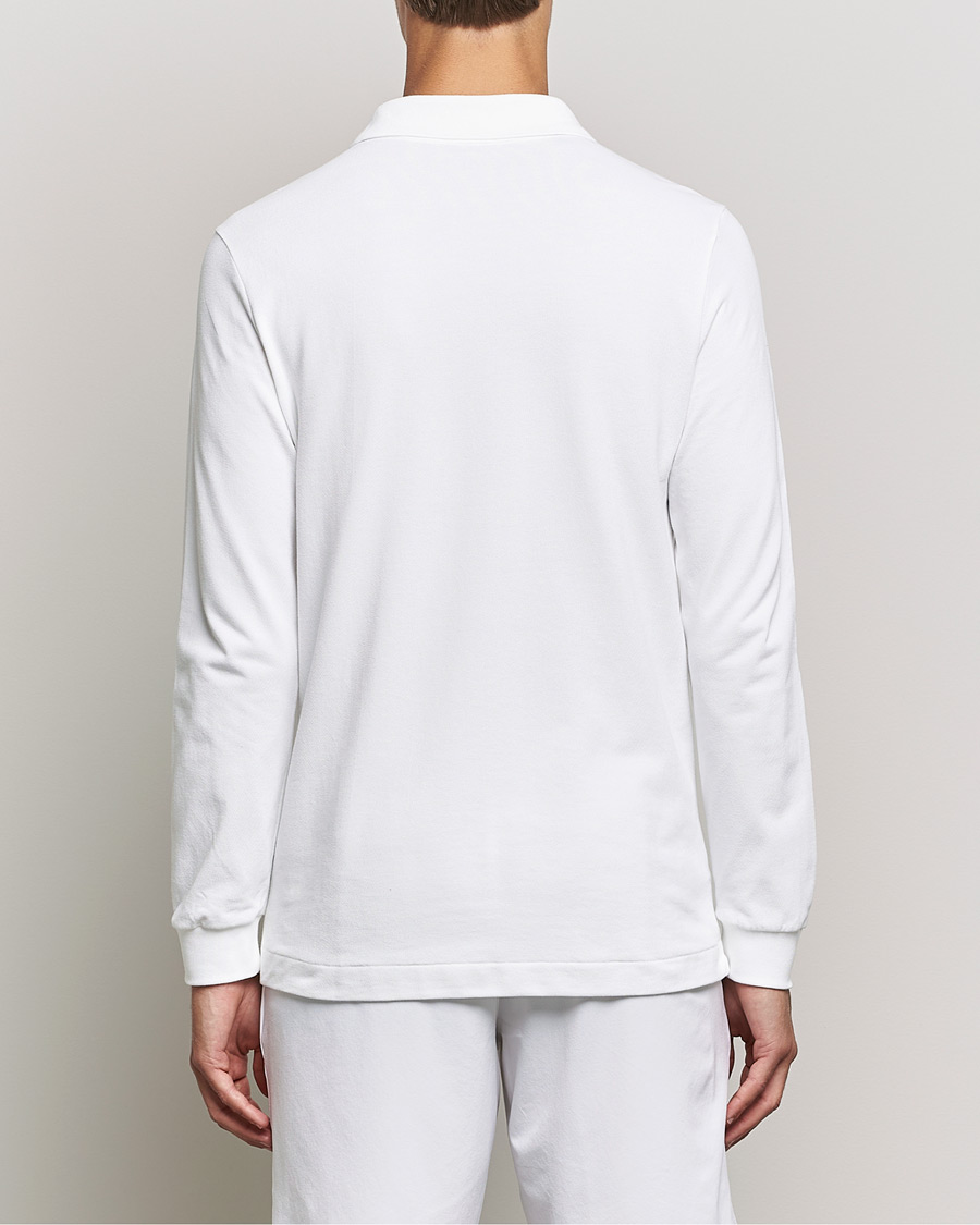 Men | Polo Shirts | Lacoste Sport | Performance Long Sleeve Polo White