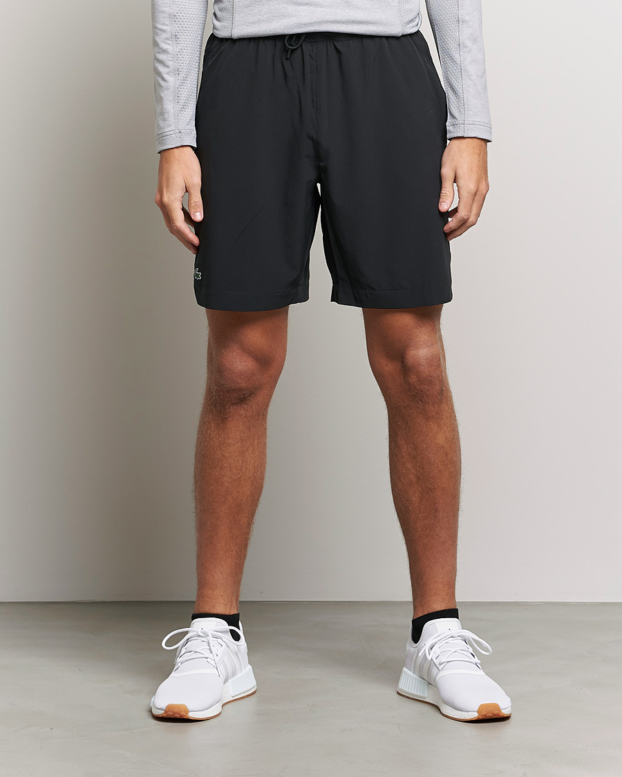 Men | Shorts | Lacoste Sport | Performance Shorts Black/White