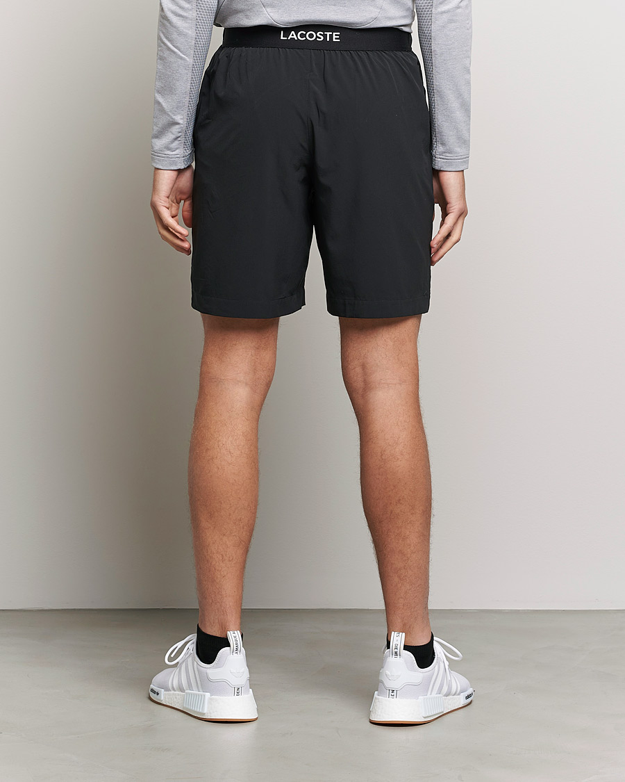 Men | Shorts | Lacoste Sport | Performance Shorts Black/White