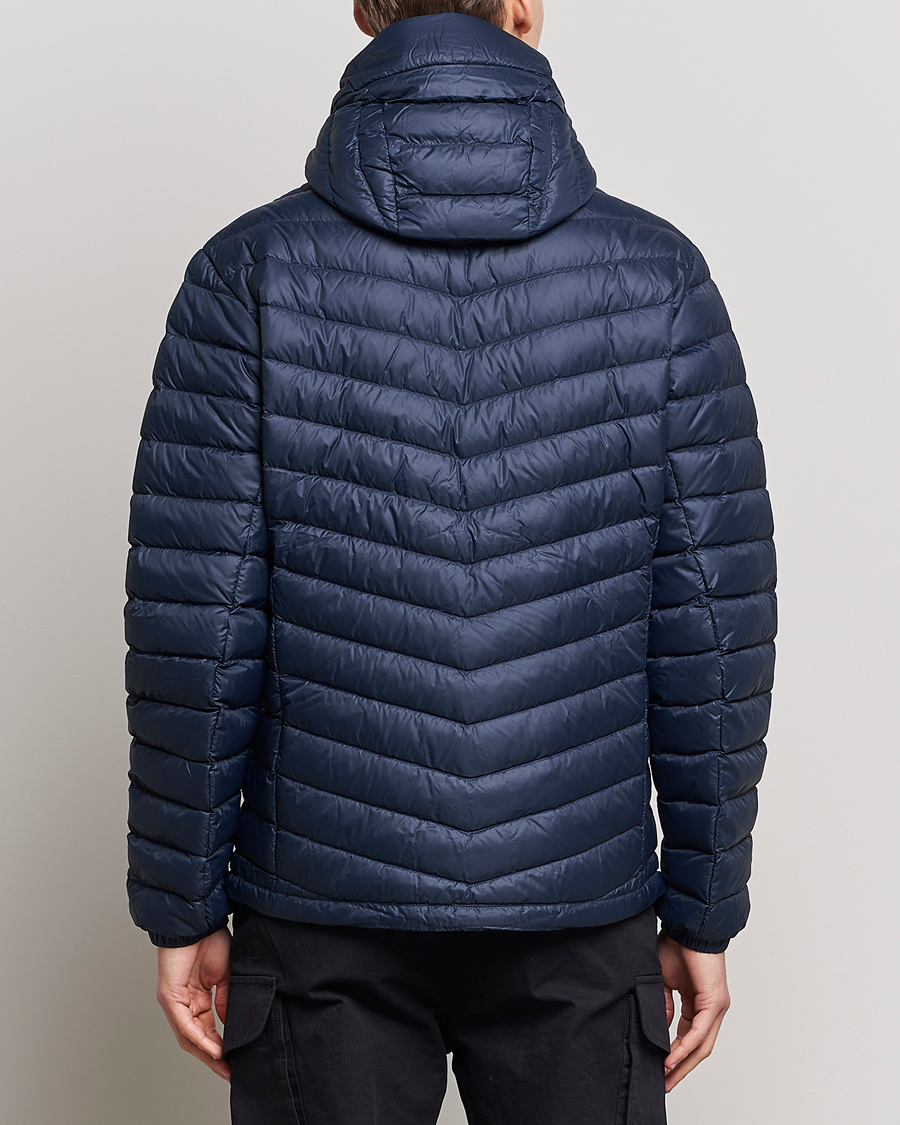 Peak Performance Frost Liner Down Hooded Jacket Blue Shadow at