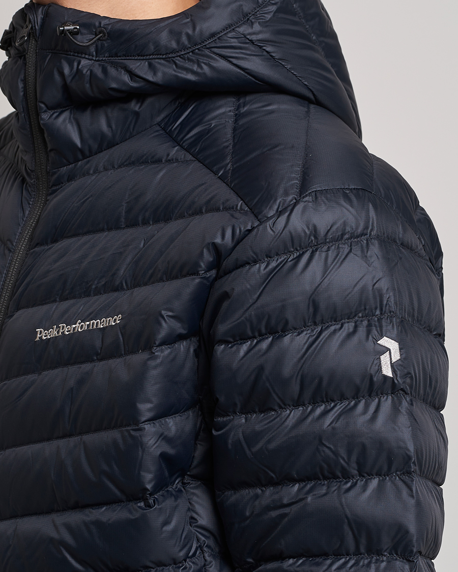 Men | Coats & Jackets | Peak Performance | Frost Liner Down Hooded Jacket  Black