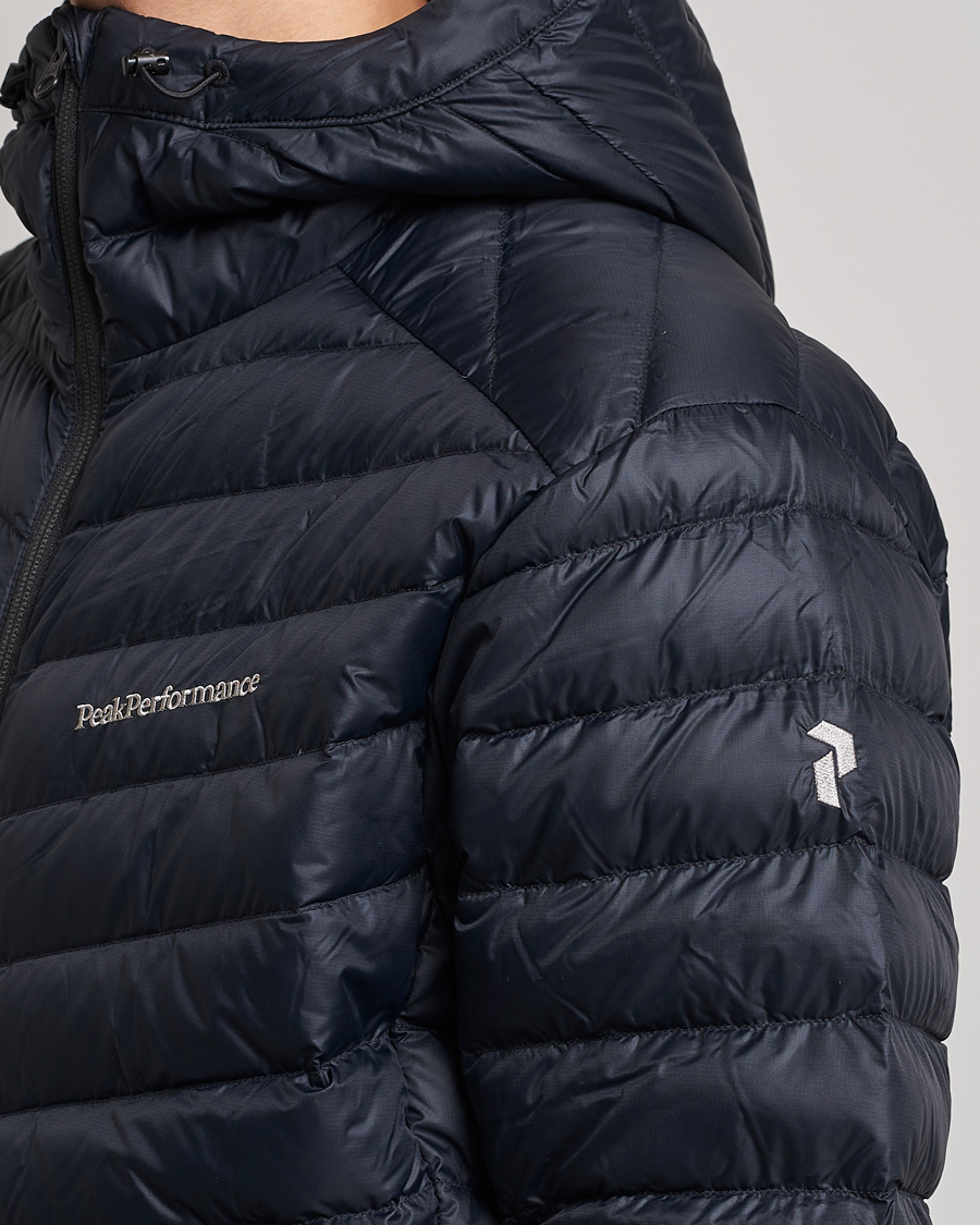 Men | Coats & Jackets | Peak Performance | Frost Liner Down Hooded Jacket Black