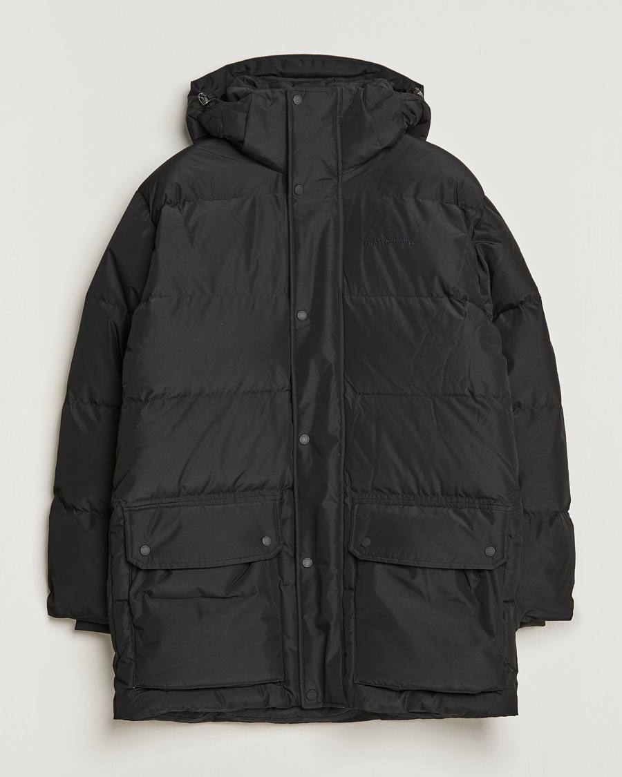 Men | Coats & Jackets | Peak Performance | Down Parka Black