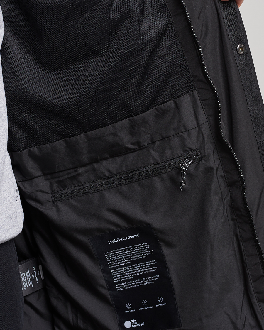 Men | Coats & Jackets | Peak Performance | Down Parka Black
