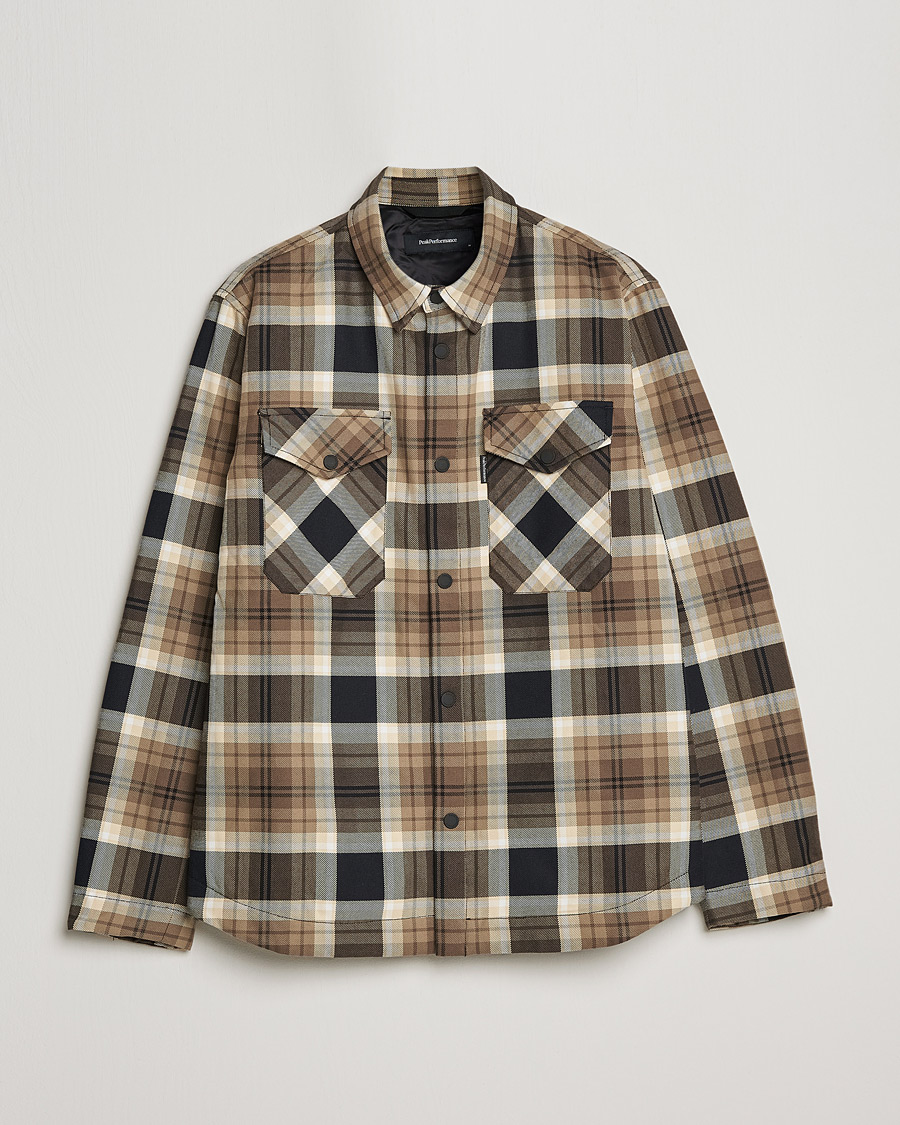 Men | Shirts | Peak Performance | Moment Outdoor Overshirt Checked