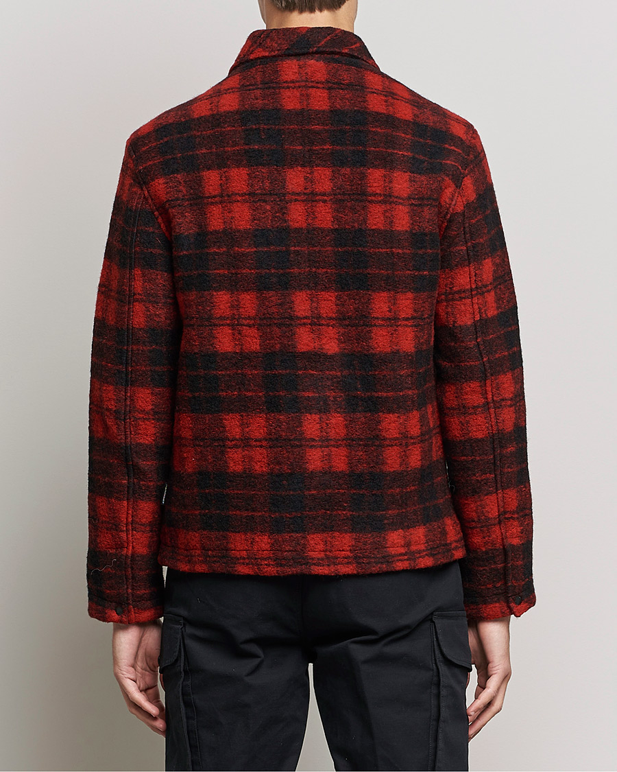 Men | Shirts | Peak Performance | Wool Overshirt Checked Red
