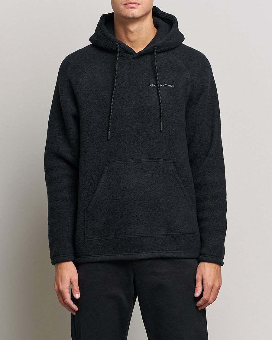Men | Sweaters & Knitwear | Peak Performance | Fleece Hood Black