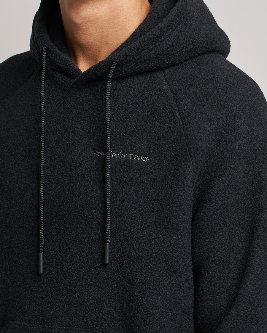 Men | Sweaters & Knitwear | Peak Performance | Fleece Hood Black