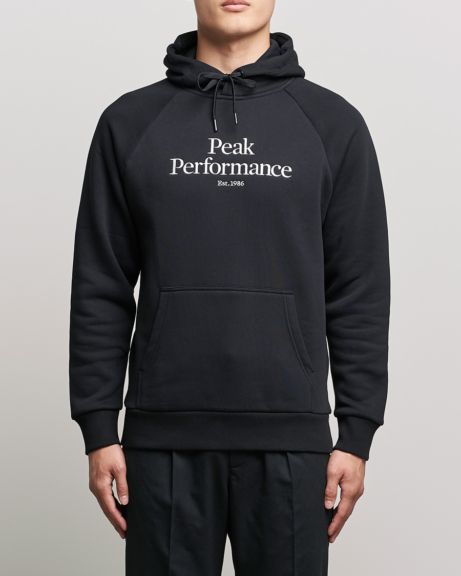 Men | Peak Performance | Peak Performance | Original Logo Hoodie Black
