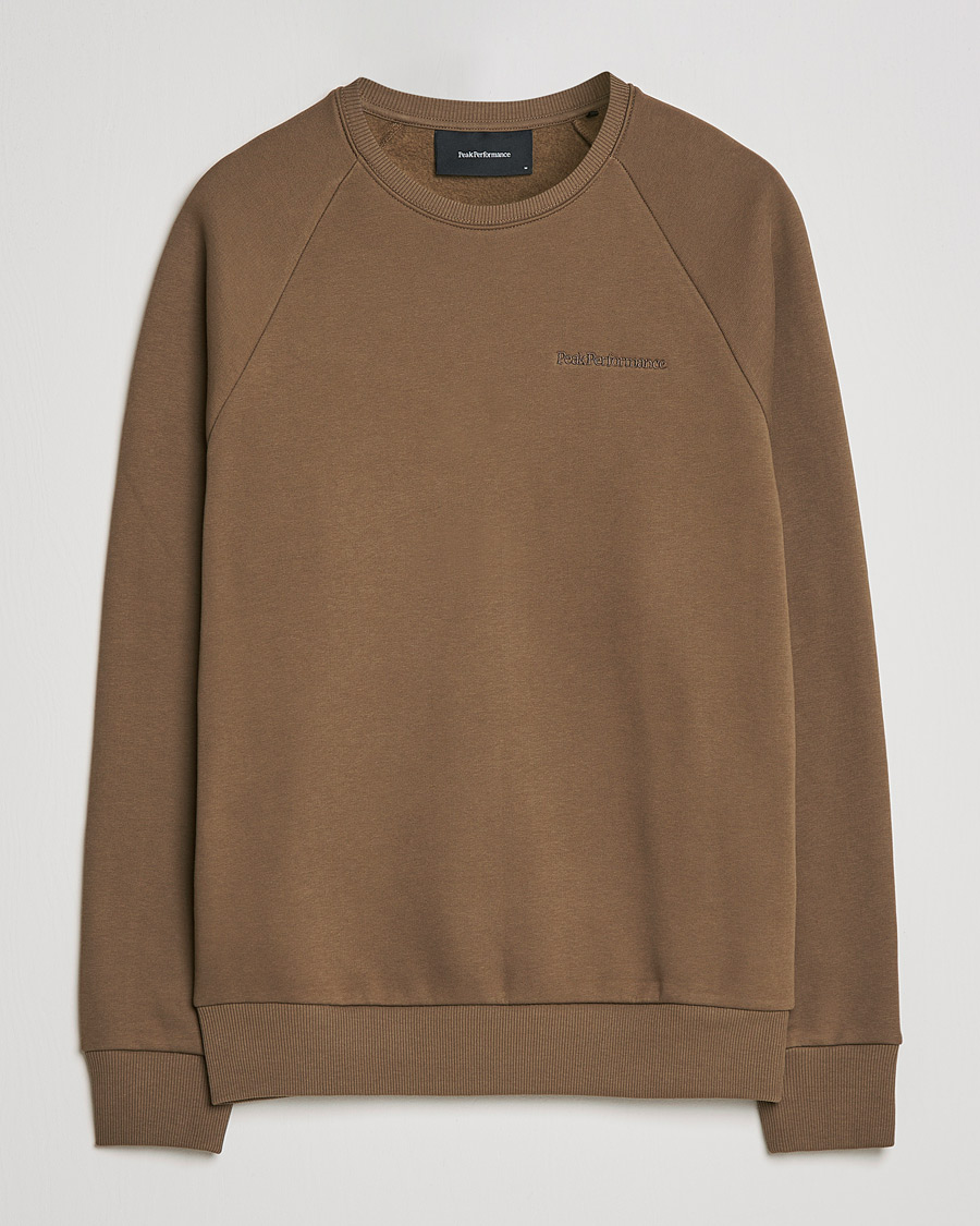 Men | Sweaters & Knitwear | Peak Performance | Original Logo Crew Neck Woody