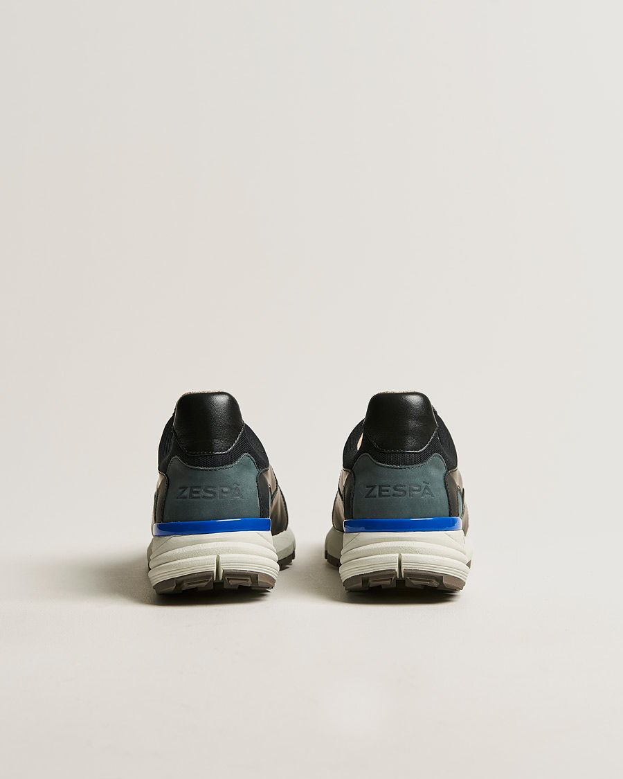 Men | Zespà ZSP Trail Outdoor Textile Sneakers Black/Anthracite | Zespà | ZSP Trail Outdoor Textile Sneakers Black/Anthracite