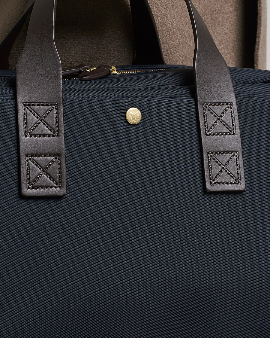 Men | Mismo M/S Aviator Bag Navy/Dark Brown | Mismo | M/S Aviator Bag Navy/Dark Brown