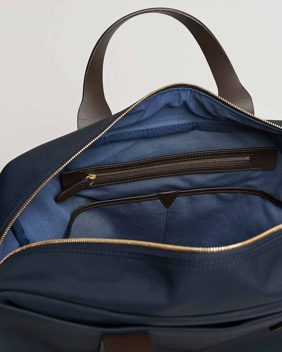 Men | Mismo M/S Aviator Bag Navy/Dark Brown | Mismo | M/S Aviator Bag Navy/Dark Brown