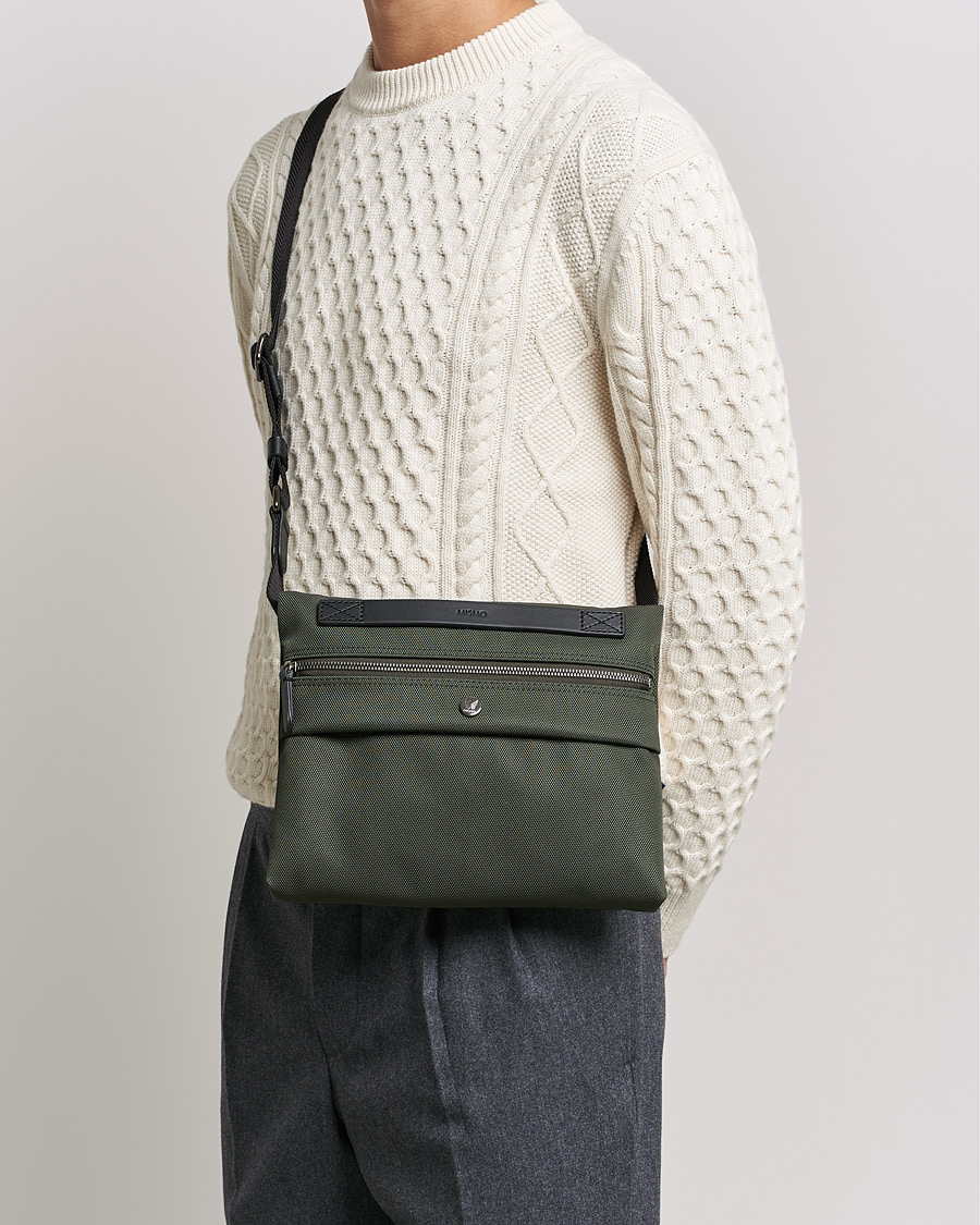 Men | Mismo M/S Fly Bag Skagerrak/Black | Mismo | M/S Fly Bag Skagerrak/Black