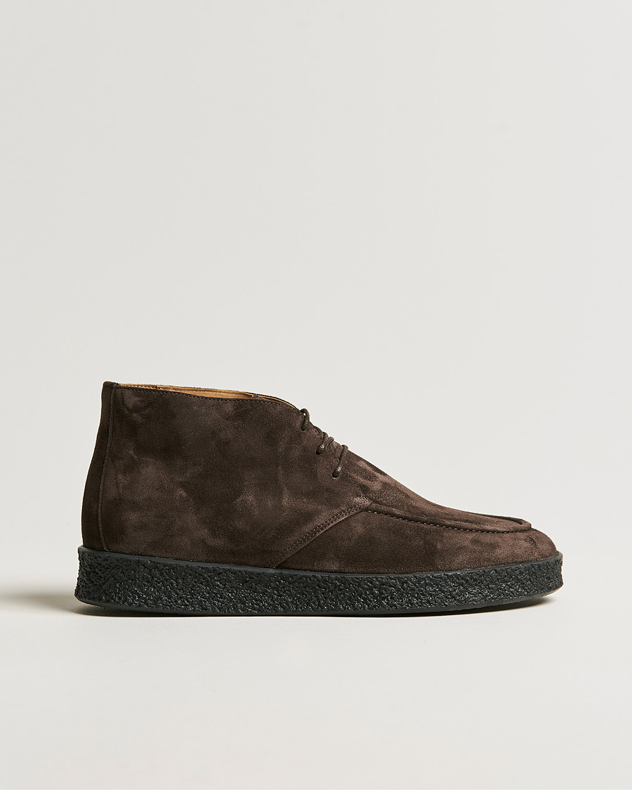 Men | Suede shoes | CQP | C.QP Plana Suede Chukka Boot Chocolate Brown