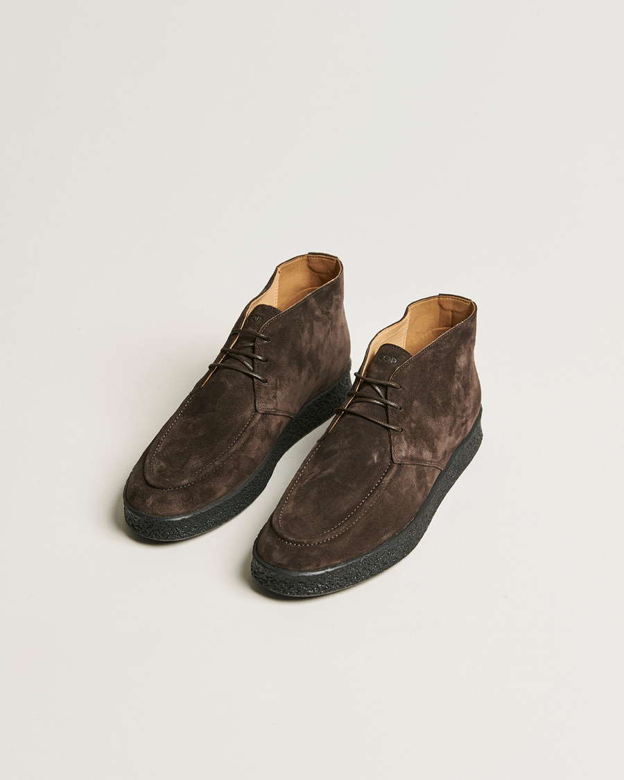 Men | Suede shoes | CQP | C.QP Plana Suede Chukka Boot Chocolate Brown