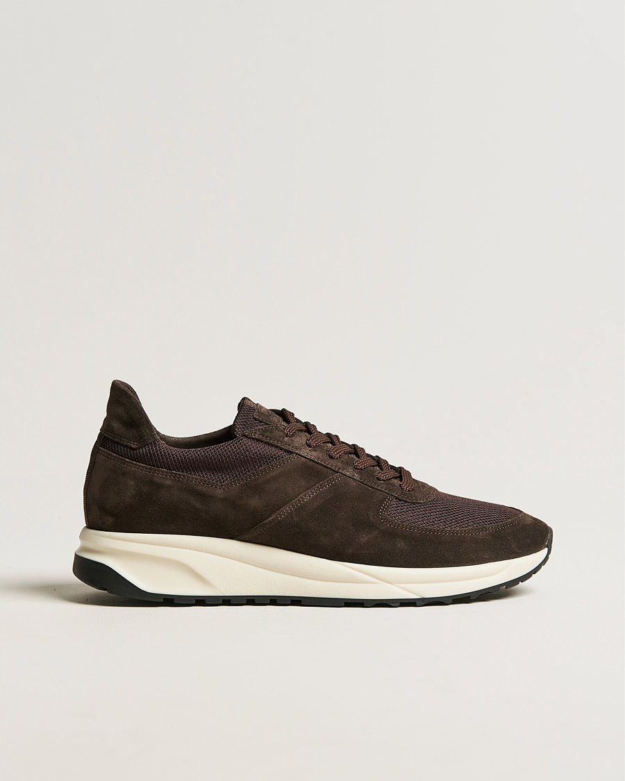 Men | C.QP Stride Suede/Nylon Runner Dark Brown | CQP | C.QP Stride Suede/Nylon Runner Dark Brown