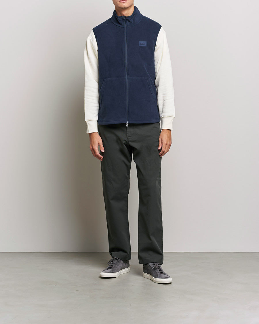 Men | Sweaters & Knitwear | NN07 | Vinny Micro Fleece Vest Navy