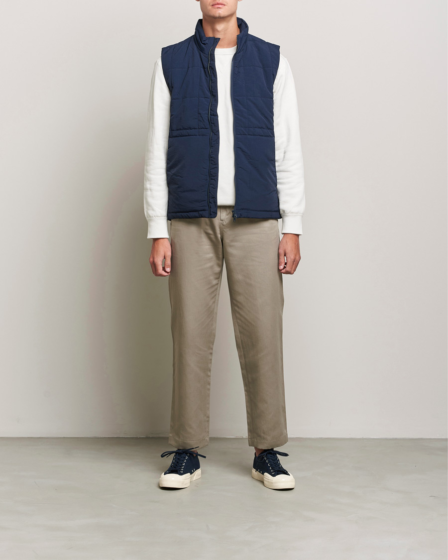 Men | Gilets | NN07 | Verve Primaloft Vest Navy