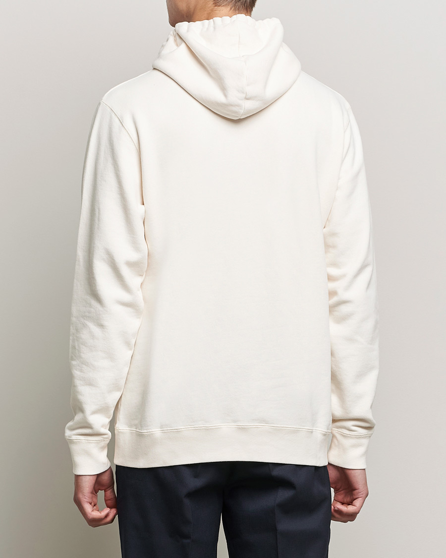 Men | Sweaters & Knitwear | Sunspel | Loopback Hoodie Archive White