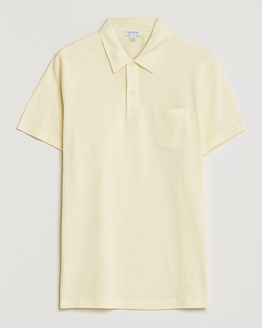 Men | Polo Shirts | Sunspel | Riviera Polo Shirt Lemon